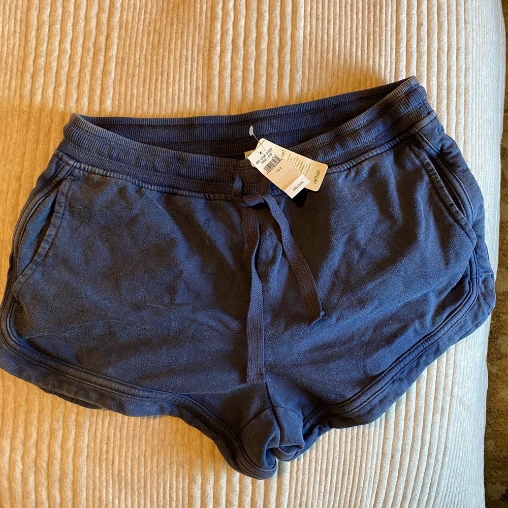 Aerie Navy Sweat Short